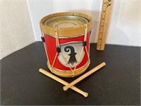 Vintage Drum Cookie Tin