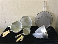 Misc Lot of Strainers (Different Sizes)