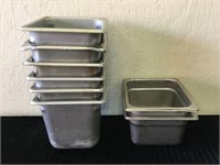 8- Stainless Steel Anti-Jam Small Steam Table Pans