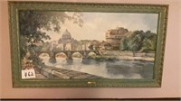 Large picture 52 inches wide, 29 " romantic Rome