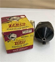 Old Zebco Fishing Reel Box and Reel