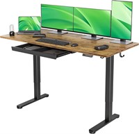 Claiks 63" Standing Desk with Drawers
