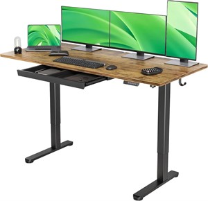 Claiks 63" Standing Desk with Drawers