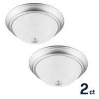 $28 2-Light 13-in LED Flush Mount (2-Pack)