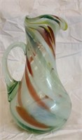 Gorgeous blown glass pitcher