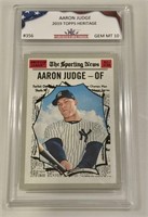 2019 Topps Heritage #356 Aaron Judge Card