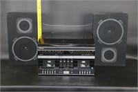 Vintage AM/FM Stereo with Turntable