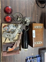 Vintage Army Cap Guns, Bicycle Parts, War Ration