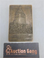 1946 American Insurance Bronze 100th Anniversary