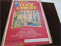 Handy Andy Child's Carpenter Tool Chest with Tools
