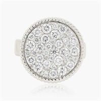 14K WHITE GOLD 2.5CT DIAMOND RING