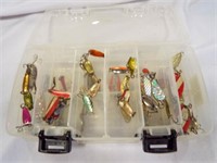 Double Sided Tackle Box Vintage Fishing Lures