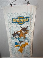 Vintage Beach Towel Digimon Anime