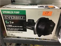 Everbilt 2HP Sprinkler Pump