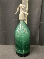 Early Soda Syphon Seltzer Bottle - Marked