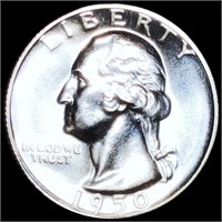1950 Washington Silver Quarter GEM PROOF