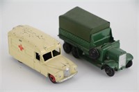 TWO DINKY ARMY VEHICLES