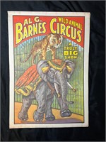 Vintage  1960 Circus Poster