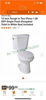 Elongated toilet