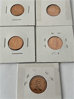 5 Lincoln Pennies: 3 2009 D, 1 2009 P& 1
