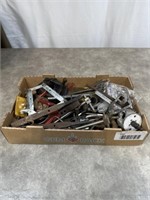 Assortment of hand tools, trailer ball, Luther