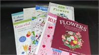 8 NEW Adult Coloring Books Calm Coloring