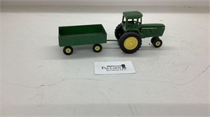 John Deere tractor with wagon
