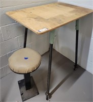 Adjustable & Rolling Shooting Bench & Stool