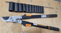 Fiskars Trimmers & Snap-On Socket Set