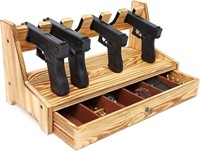 Wood Pistol Rack Holder