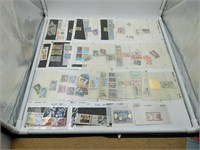 Large collection of vintage stamps in wax