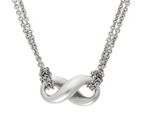Tiffany & Co. Infinity Double Chain Necklace