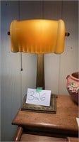 Desk lamp Yellow shade BOF