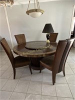 Dining Table w/6 Chairs & Lazy Susan