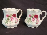 2 Allyn Nelson Cup With Rose Print