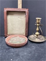 Intake Brass Candle Holder, Jewelry Tray,