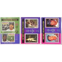 (3) 1975 Topps Mickey Mantle Cards