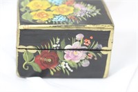 A Handpainted Lacquer Trinket Box