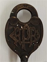 Railroad - 1917 PA Railroad Padlock (no key)