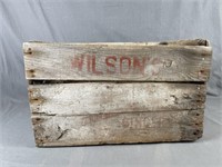 Wilsons Wooden Pop Bottle Crate