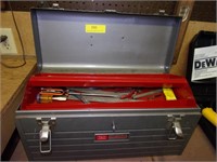 Craftsman Metal Toolbox W/ Misc Tools