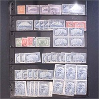 Canada Stamps #200 // 321 Mint NH Blocks CV $1000+