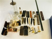 collection of barber shop tools