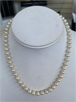 14K CLASP CULTURED PEARL NECKLACE