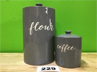 Threshold Flour & Coffee Canisters