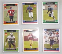 Lot of 6 2006 Topps Football Rookie cards
