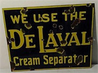 SSP "We Use The De Laval Cream Separator" Sign