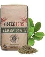 New ECOTEAS Unsmoked Yerba Mate Tea - Pure Loose