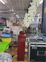 Tall vase with flowers 17 in