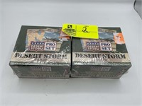 TWO DESERT STORM PRO SET 36 COUNT BOXES. FACTORY W